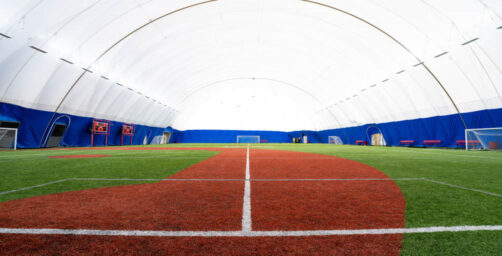 Inside dome field.