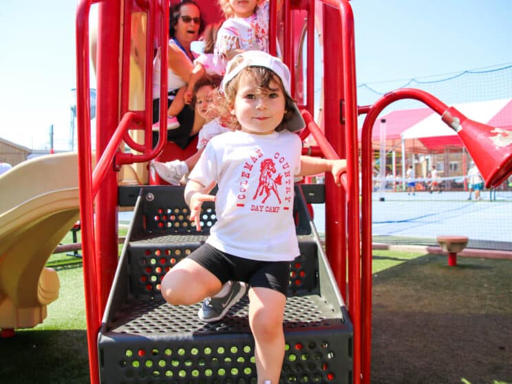 PIT campers on the playground.