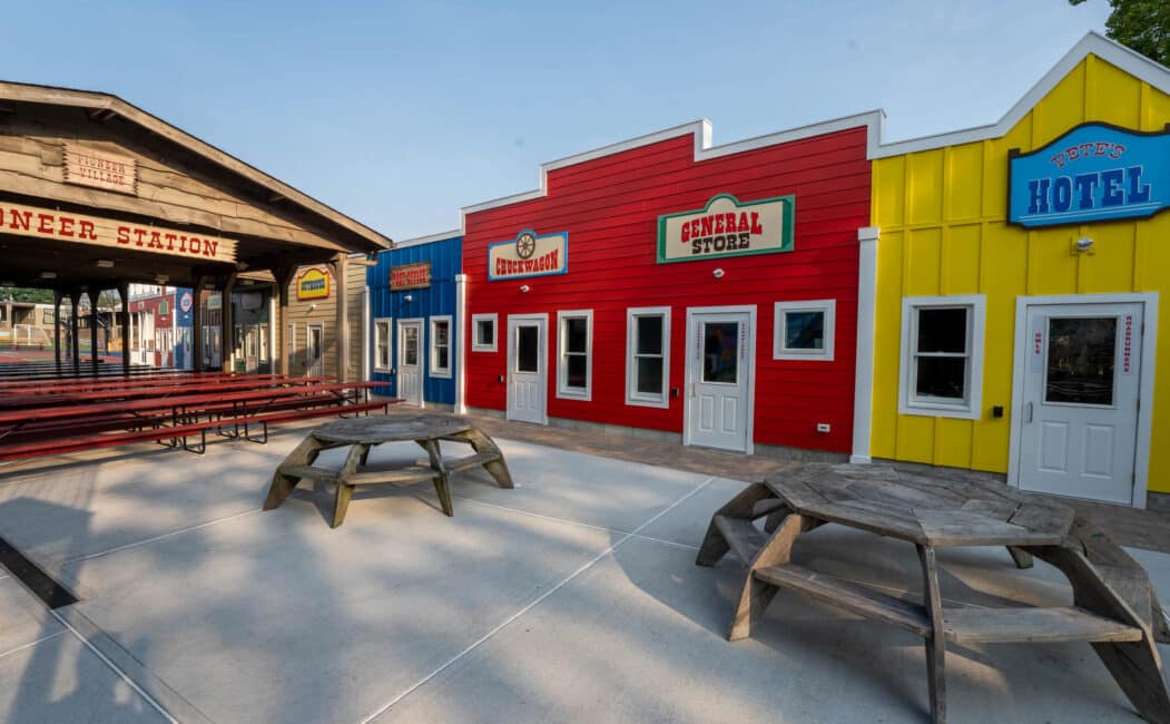 Pioneer Station buildings.