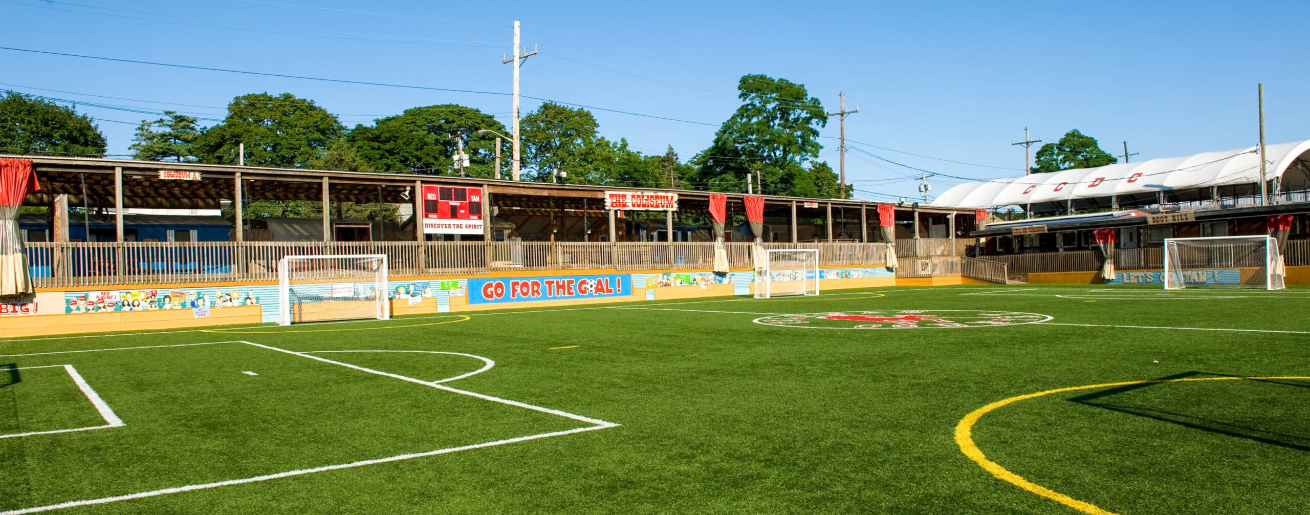 Soccer field.